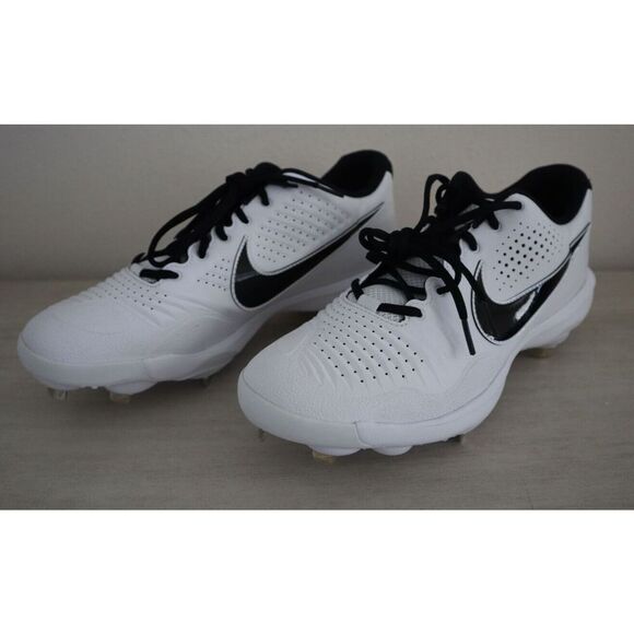 Nike CT0829 106 Men's Sz 12.5 White Alpha Huarache 3 Varsity Low Baseball Cleats - Picture 5 of 6